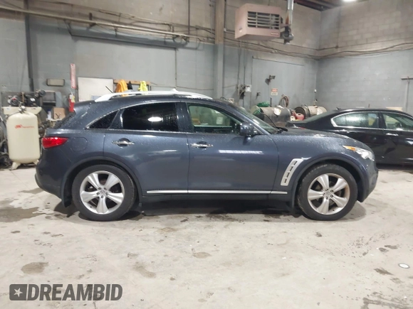 2010 Infiniti FX with VIN JN8AS1MW7AM853691, listed as a IAAI auction lot 41952368 with 198,659 mi miles. Bid and sale history available at carsss.com. Image 13.
