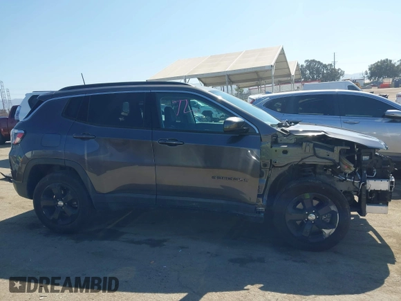 2021 Jeep Compass Latitude with VIN 3C4NJDBB1MT578819, listed as a IAAI auction lot 42288394 with 43,208 mi miles and . Bid and sale history available at DreamBid. Image 13.