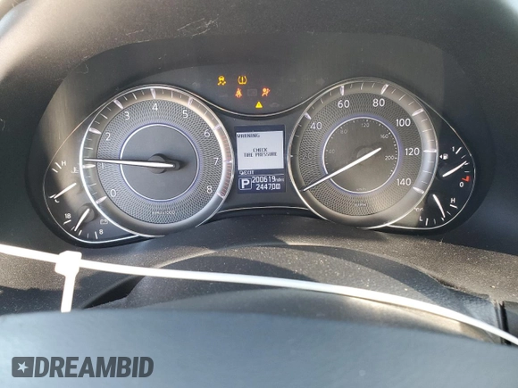 2019 Infiniti QX80 LUXE with VIN JN8AZ2NF0K9682237, listed as a Copart auction lot 76458054 with 200,619 mi miles and Non Repairable. Bid and sale history available at carsss.com. Image 9.