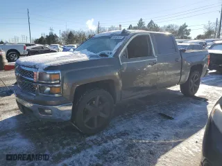 2015 Chevrolet Silverado 1500 LT with VIN 3GCUKREH0FG285530, listed as a Copart auction lot 86402414 with 143,382 mi miles and Salvage Title. Bid and sale history available at carsss.com. Image 1.