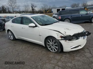 2010 Jaguar XF Premium Luxury with VIN SAJWA0GBXALR50432, listed as a Copart auction lot 50884825 with 62,493 mi miles and Salvage title. Bid and sale history available at DreamBid. Image 4.