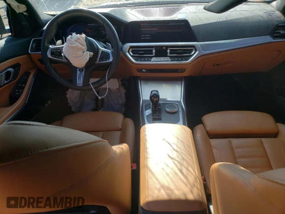 2020 BMW 3 Series M340i with VIN 3MW5U7J09L8B27922, listed as a Copart auction lot 68222584 with 51,220 mi miles and Salvage Title. Bid and sale history available at carsss.com. Image 8.
