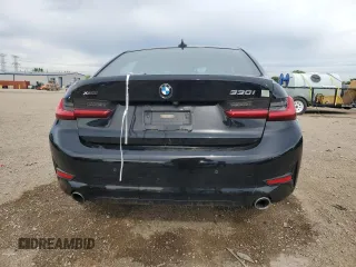 2019 BMW 3 Series 330i xDrive with VIN WBA5R7C5XKFH08171, listed as a Copart auction lot 57404905 with 45,340 mi miles and Salvage title. Bid and sale history available at DreamBid. Image 6.