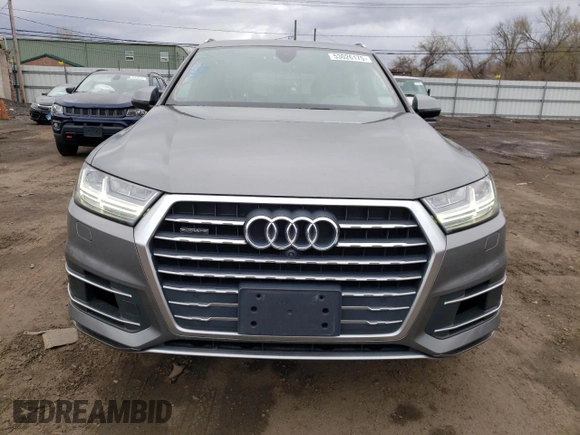 2017 Audi Q7 Premium Plus with VIN WA1LAAF72HD049851, listed as a Copart auction lot 53026175 with 100,601 mi miles and Salvage Title. Bid and sale history available at carsss.com. Image 5.