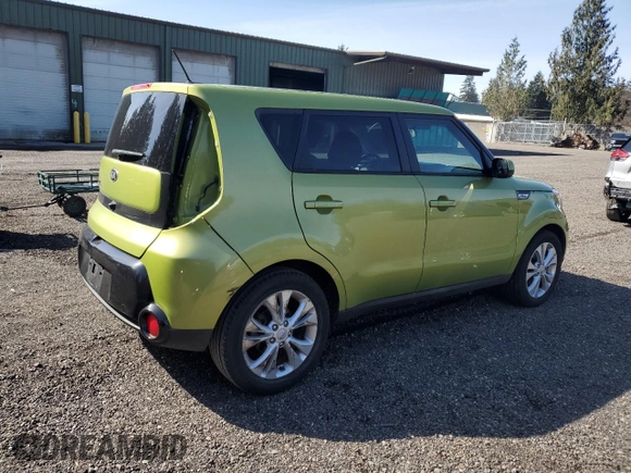 2016 Kia Soul + with VIN KNDJP3A52G7831187, listed as a Copart auction lot 51929785 with 33,024 mi miles and Salvage Title. Bid and sale history available at carsss.com. Image 3.