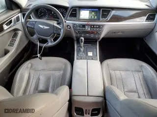 2016 Hyundai Genesis 3.8L with VIN KMHGN4JE7GU144113, listed as a Copart auction lot 43330685 with 76,164 mi miles and Salvage Title. Bid and sale history available at carsss.com. Image 8.