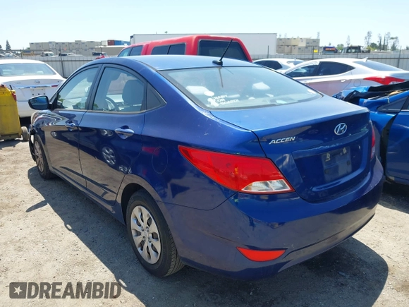 2015 Hyundai Accent GLS with VIN KMHCT4AE3FU831706, listed as a IAAI auction lot 42173408 with 97,985 mi miles and . Bid and sale history available at carsss.com. Image 3.