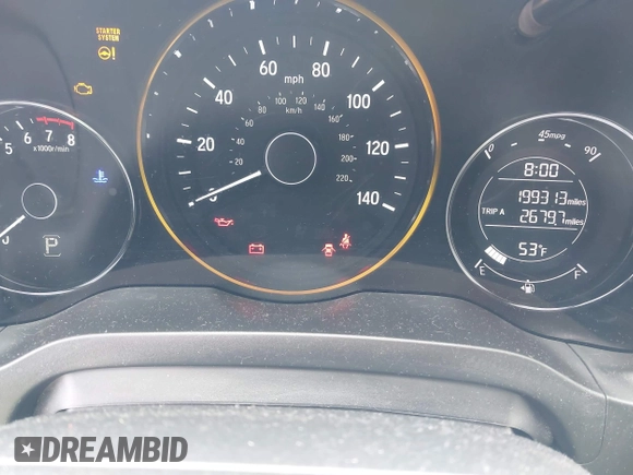 2016 Honda HR-V EX-L w/Navi with VIN 3CZRU6H71GM700451, listed as a IAAI auction lot 41675235 with 199,313 mi miles. Bid and sale history available at carsss.com. Image 7.