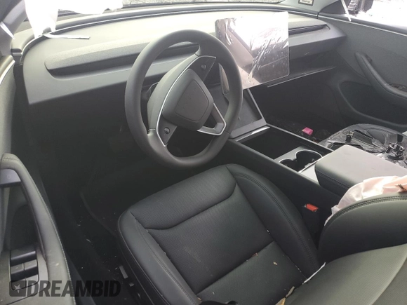 2025 Tesla Model 3 Long Range with VIN 5YJ3E1EA0SF902075, listed as a Copart auction lot 85525094 with Not Provided miles and Salvage Title. Bid and sale history available at DreamBid. Image 8.