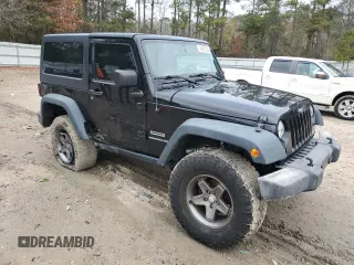 2015 Jeep Wrangler Sport with VIN 1C4AJWAG7FL576076, listed as a Copart auction lot 84072324 with 100,119 mi miles and Salvage Title. Bid and sale history available at carsss.com. Image 4.