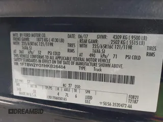 2017 Ford Transit Cargo с VIN 1FTBW2YG1HKB26484, выставлен на аукционе IAAI как лот 42221475 с пробегом 297 961 миль миль и . История ставок и продаж доступна на DreamBid. Изображение 9.