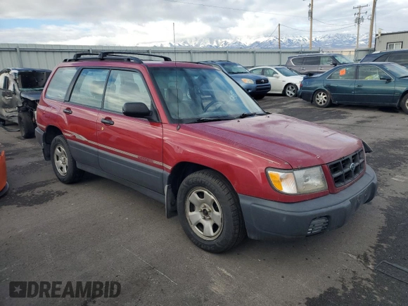 1999 Subaru Forester L with VIN JF1SF6352XG731943, listed as a Copart auction lot 44527605 with 167,122 mi miles and Salvage Title. Bid and sale history available at carsss.com. Image 4.