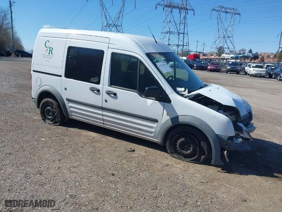 2013 Ford Transit Connect XL with VIN NM0LS6AN4DT158685, listed as a IAAI auction lot 41747412 with 67,749 mi miles. Bid and sale history available at carsss.com. Image 1.