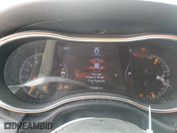 2014 Jeep Grand Cherokee Limited with VIN 1C4RJFBG5EC451741, listed as a Copart auction lot 56536195 with 172,582 mi miles and Salvage title. Bid and sale history available at DreamBid. Image 9.