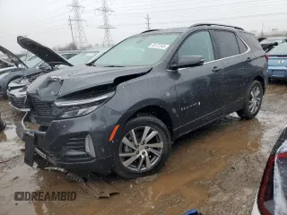 2023 Chevrolet Equinox LT with VIN 3GNAXUEG7PS116500, listed as a Copart auction lot 48172345 with 14,932 mi miles and Salvage Title. Bid and sale history available at DreamBid. Image 1.
