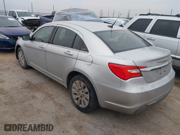2011 Chrysler 200 LX with VIN 1C3BC4FB3BN522499, listed as a IAAI auction lot 41525816 with 187,610 mi miles. Bid and sale history available at carsss.com. Image 3.