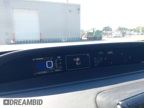 2017 Toyota Prius Two with VIN JTDKARFUXH3536565, listed as a IAAI auction lot 42374515 with 125,240 mi miles and . Bid and sale history available at DreamBid. Image 7.