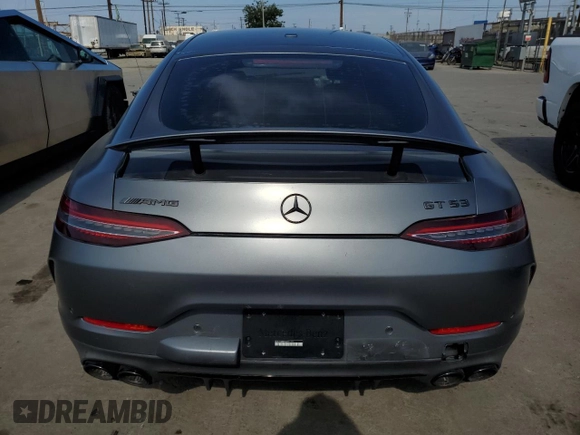 2022 Mercedes-Benz AMG GT 53 с VIN W1K7X6BB6NA051151, выставлен на аукционе Copart как лот 61216855 с пробегом 27 782 миль миль и Списание • Salvage title. История ставок и продаж доступна на DreamBid. Изображение 6.