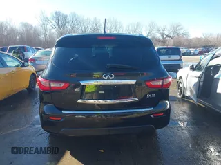 2013 Infiniti JX35 with VIN 5N1AL0MM7DC307092, listed as a IAAI auction lot 41625062 with 162,553 mi miles. Bid and sale history available at carsss.com. Image 16.