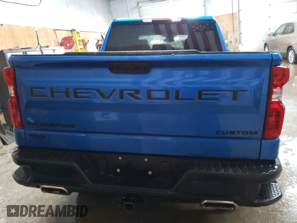 2022 Chevrolet Silverado 1500 Custom Trail Boss with VIN 3GCPDCED1NG581334, listed as a Copart auction lot 43430205 with 36,650 mi miles and Non Repairable. Bid and sale history available at DreamBid. Image 6.