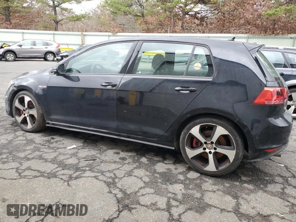 2017 Volkswagen Golf GTI Autobahn with VIN 3VW547AU6HM015631, listed as a Copart auction lot 69830484 with 0 mi miles and Salvage Title. Bid and sale history available at carsss.com. Image 2.