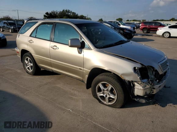 2002 Lexus RX 300 with VIN JTJGF10U820139993, listed as a Copart auction lot 70506374 with 228,629 mi miles and Salvage Title. Bid and sale history available at carsss.com. Image 4.