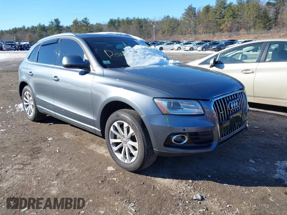 2014 Audi Q5 Premium z VIN WA1CFAFP9EA004081, wystawiony jako IAAI lot #41429686 z przebiegiem 110 490 mil mil oraz . Historia ofert i sprzedaży dostępna na DreamBid. Obrazek 1.