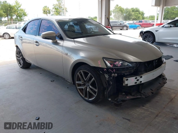 2020 Lexus IS 300 F Sport with VIN JTHGA1D28L5102360, listed as a IAAI auction lot 42591416 with 59,777 mi miles and . Bid and sale history available at DreamBid. Image 1.