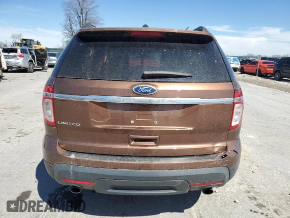 2011 Ford Explorer Limited with VIN 1FMHK7F82BGA02650, listed as a Copart auction lot 50387845 with 311,549 mi miles and Salvage title. Bid and sale history available at DreamBid. Image 6.