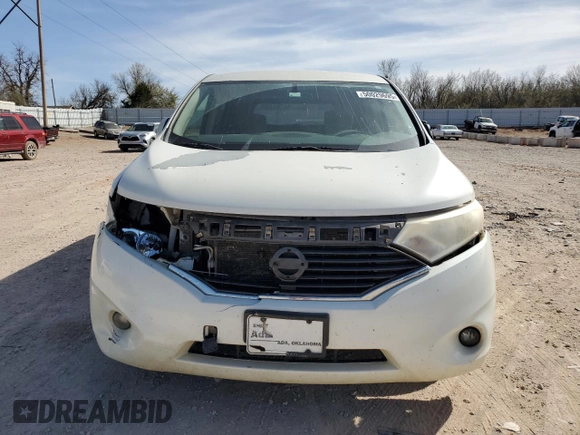 2013 Nissan Quest LE with VIN JN8AE2KP8D9070377, listed as a Copart auction lot 50029695 with 214,402 mi miles and Salvage Title. Bid and sale history available at carsss.com. Image 5.