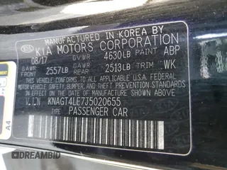 2018 Kia Optima Premium with VIN KNAGT4LE7J5020655, listed as a Copart auction lot 51988535 with 124,996 mi miles and Salvage Title. Bid and sale history available at carsss.com. Image 14.