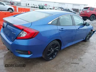 2020 Honda Civic Sedan Sport with VIN 2HGFC2F85LH588246, listed as a IAAI auction lot 41209597 with 45,220 mi miles. Bid and sale history available at carsss.com. Image 4.