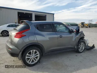 2011 Nissan Juke SV with VIN JN8AF5MR9BT019984, listed as a Copart auction lot 47043015 with Not Provided miles and Salvage Title. Bid and sale history available at DreamBid. Image 3.
