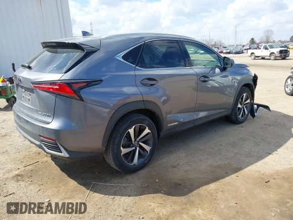 2021 Lexus NX 300h with VIN JTJGJRDZ4M2161869, listed as a IAAI auction lot 41869352 with 33,523 mi miles and . Bid and sale history available at DreamBid. Image 4.