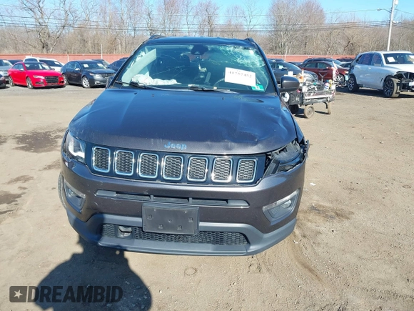 2018 Jeep Compass Altitude with VIN 3C4NJDBBXJT326322, listed as a IAAI auction lot 41757452 with 66,026 mi miles and . Bid and sale history available at carsss.com. Image 12.