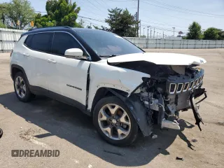 2020 Jeep Compass Limited z VIN 3C4NJDCB7LT116942, wystawiony jako Copart lot #59010775 z przebiegiem 74 888 mil mil oraz Czysty tytuł • Clean title. Historia ofert i sprzedaży dostępna na DreamBid. Obrazek 4.