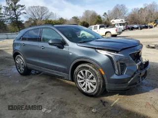 2020 Cadillac XT4 FWD Sport with VIN 1GYFZER49LF142149, listed as a Copart auction lot 47091745 with 41,672 mi miles and Salvage title. Bid and sale history available at DreamBid. Image 4.