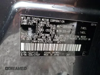 2016 Toyota RAV4 XLE с VIN JTMRFREV7GJ079220, выставлен на аукционе Copart как лот 54332995 с пробегом 118 068 миль миль и Списание • Salvage title. История ставок и продаж доступна на DreamBid. Изображение 13.