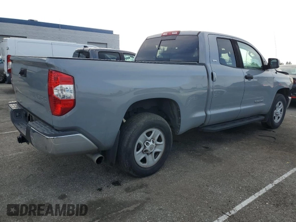 2019 Toyota Tundra SR with VIN 5TFRM5F19KX144410, listed as a Copart auction lot 45596465 with 47,985 mi miles and Salvage title. Bid and sale history available at DreamBid. Image 3.