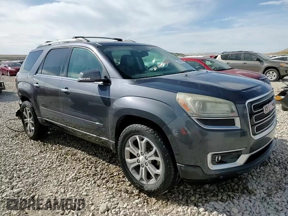 2013 GMC Acadia SLT with VIN 1GKKRSKD2DJ148987, listed as a Copart auction lot 52201795 with 201,842 mi miles and Salvage Title. Bid and sale history available at carsss.com. Image 13.
