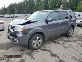 2014 Honda Pilot EX-L with VIN 5FNYF4H57EB041310, listed as a Copart auction lot 49483535 with 163,419 mi miles and Salvage Title. Bid and sale history available at carsss.com. Image 1.