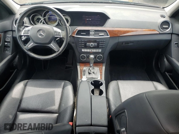 2012 Mercedes-Benz C 300 Sport with VIN WDDGF8BB7CR191979, listed as a Copart auction lot 61437665 with 76,740 mi miles and Salvage title. Bid and sale history available at DreamBid. Image 8.