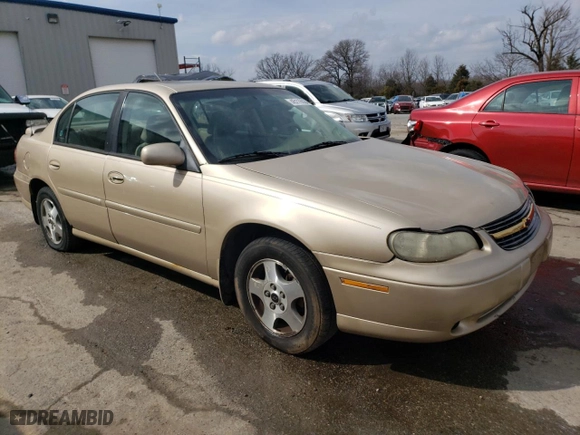 2002 Chevrolet Malibu LS with VIN 1G1NE52J12M630415, listed as a Copart auction lot 45116624 with 155,818 mi miles and Salvage Title. Bid and sale history available at carsss.com. Image 4.