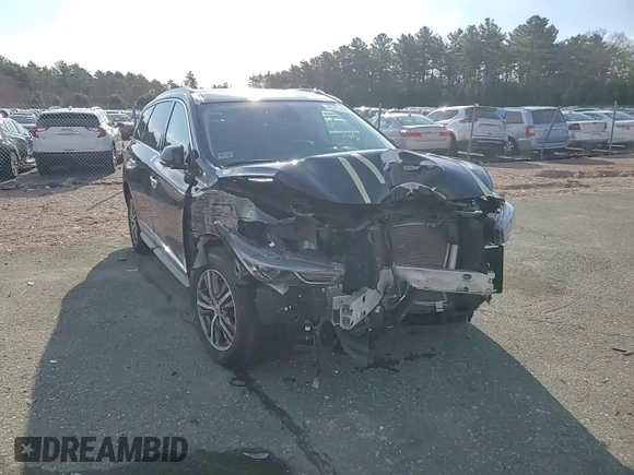 2019 Infiniti QX60 Luxe with VIN 5N1DL0MM1KC519125, listed as a Copart auction lot 49373635 with 71,673 mi miles and Salvage Title. Bid and sale history available at DreamBid. Image 12.