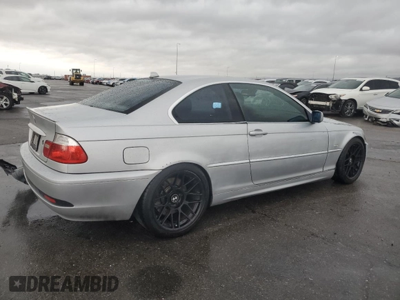 2004 BMW 3 Series 330Ci with VIN WBABD53454PL13225, listed as a Copart auction lot 45426845 with 163,339 mi miles and Salvage Title. Bid and sale history available at carsss.com. Image 3.