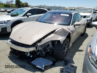 2024 Porsche Taycan with VIN WP0AA2Y1XRSA10095, listed as a Copart auction lot 60040284 with 1,732 mi miles and Salvage Title. Bid and sale history available at DreamBid. Image 1.