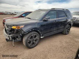 2015 Ford Explorer Sport with VIN 1FM5K8GT3FGC05368, listed as a Copart auction lot 50210125 with 147,485 mi miles and Salvage Title. Bid and sale history available at carsss.com. Image 1.