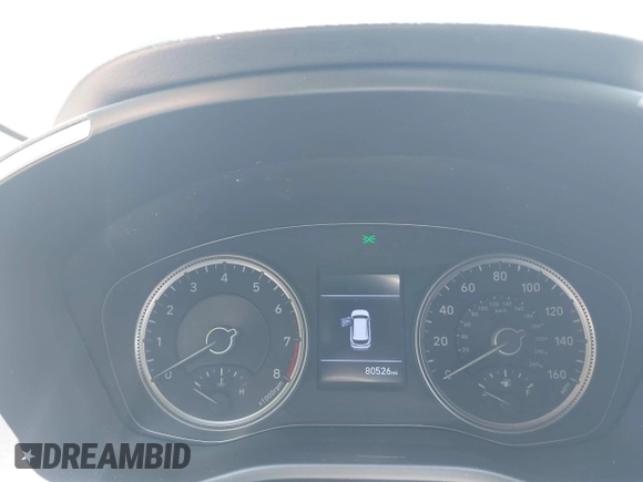 2020 Hyundai Santa Fe SE with VIN 5NMS23AD0LH154797, listed as a IAAI auction lot 42191317 with 80,526 mi miles and . Bid and sale history available at DreamBid. Image 7.