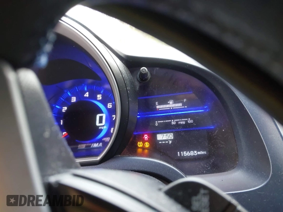 2011 Honda CR-Z EX with VIN JHMZF1D63BS011946, listed as a IAAI auction lot 41947429 with 115,683 mi miles and . Bid and sale history available at DreamBid. Image 7.