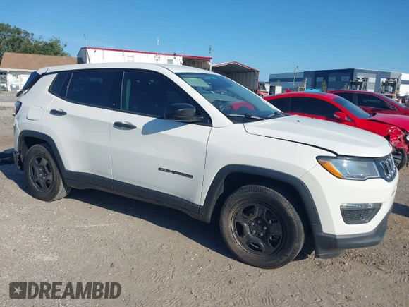 2020 Jeep Compass Sport с VIN 3C4NJCAB9LT134159, выставлен на аукционе IAAI как лот 42590521 с пробегом 57 507 миль миль и . История ставок и продаж доступна на DreamBid. Изображение 1.